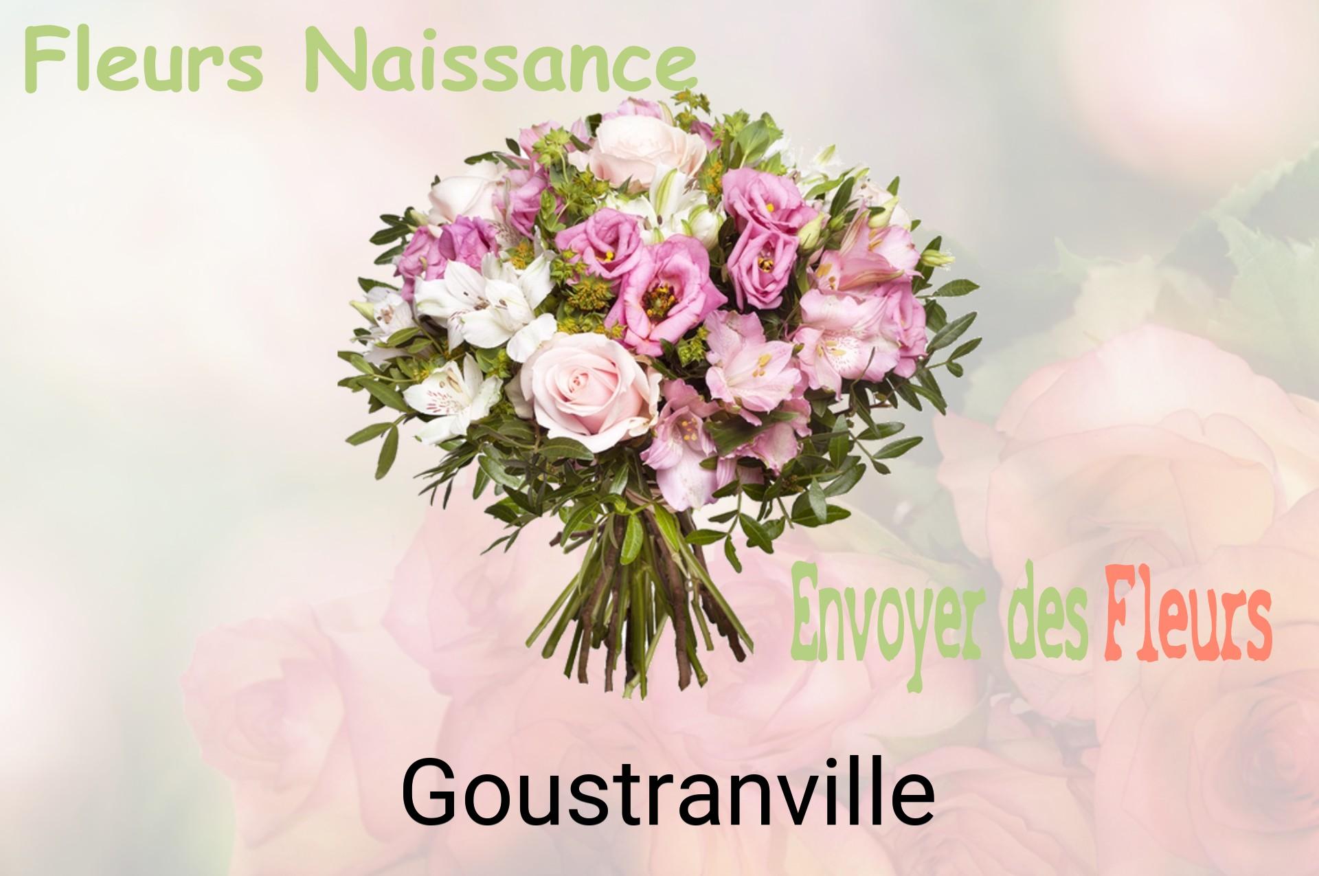 Bouquet de fleurs de naissance livré à Goustranville